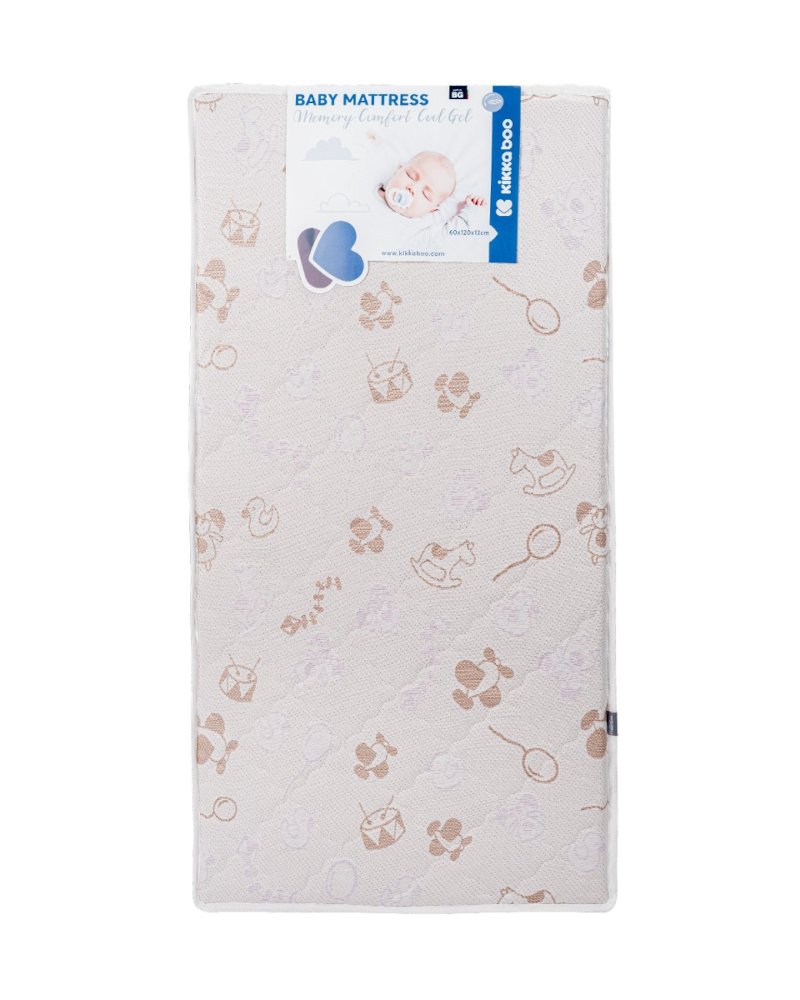 Στρώμα Κούνιας 60x120x12cm Memory Comfort Cool Gel Kikka boo Horses Pink - Image 2