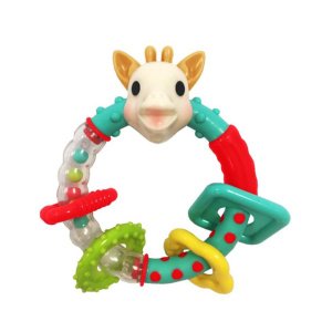 Sophie La Girafe Κουδουνίστρα Πολλαπλών Υφών S