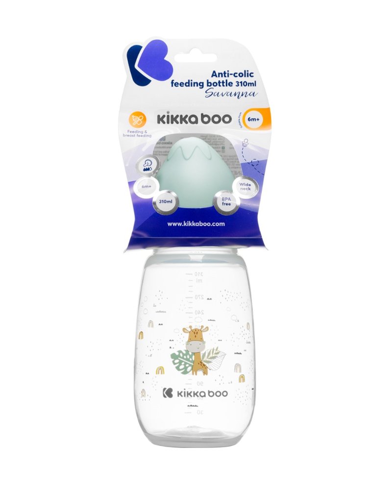 Μπιμπερό Πλαστικό 310ml Savanna Kikka Boo Mint - Image 3