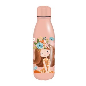 Παγούρι Αλουμινίου με Καπάκι 550ml Must Beige