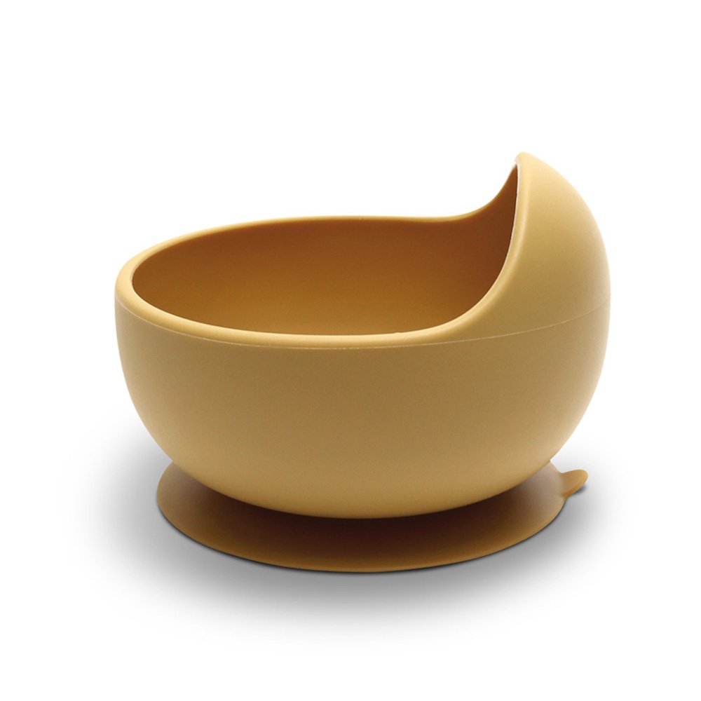Μπωλ Σιλικόνης με Βεντούζα Natural Deep Yellow Lorelli