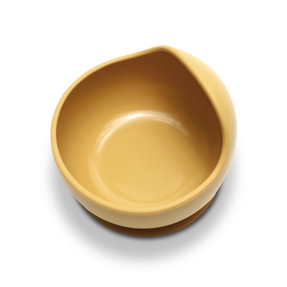 Μπωλ Σιλικόνης με Βεντούζα Natural Deep Yellow Lorelli - Image 2