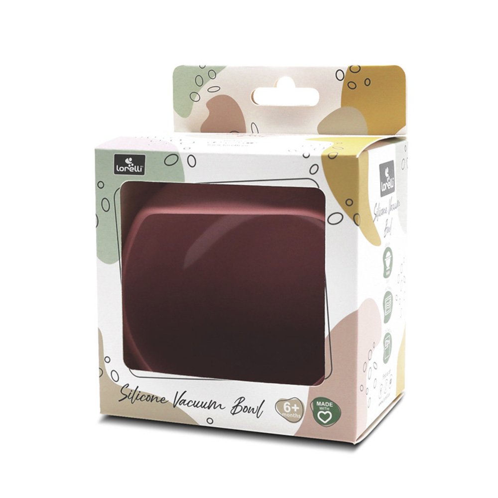 Μπωλ Σιλικόνης με Βεντούζα Natural Deep Pink Lorelli - Image 4