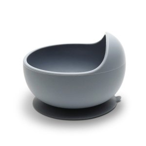 Μπωλ Σιλικόνης με Βεντούζα Natural Grey Lorelli