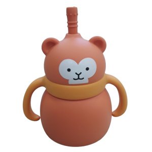 Παγούρι Σιλικόνης με Λαβές 200ml Toddler Monkey