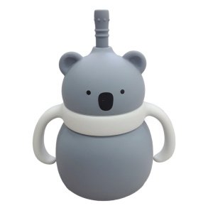 Παγούρι Σιλικόνης με Λαβές 200ml Toddler Grey Koala