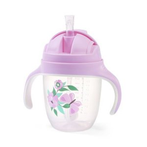 Εκπαιδευτικό Ποτηράκι με Λαβές 240ml Sippy Cup Babyono Violet