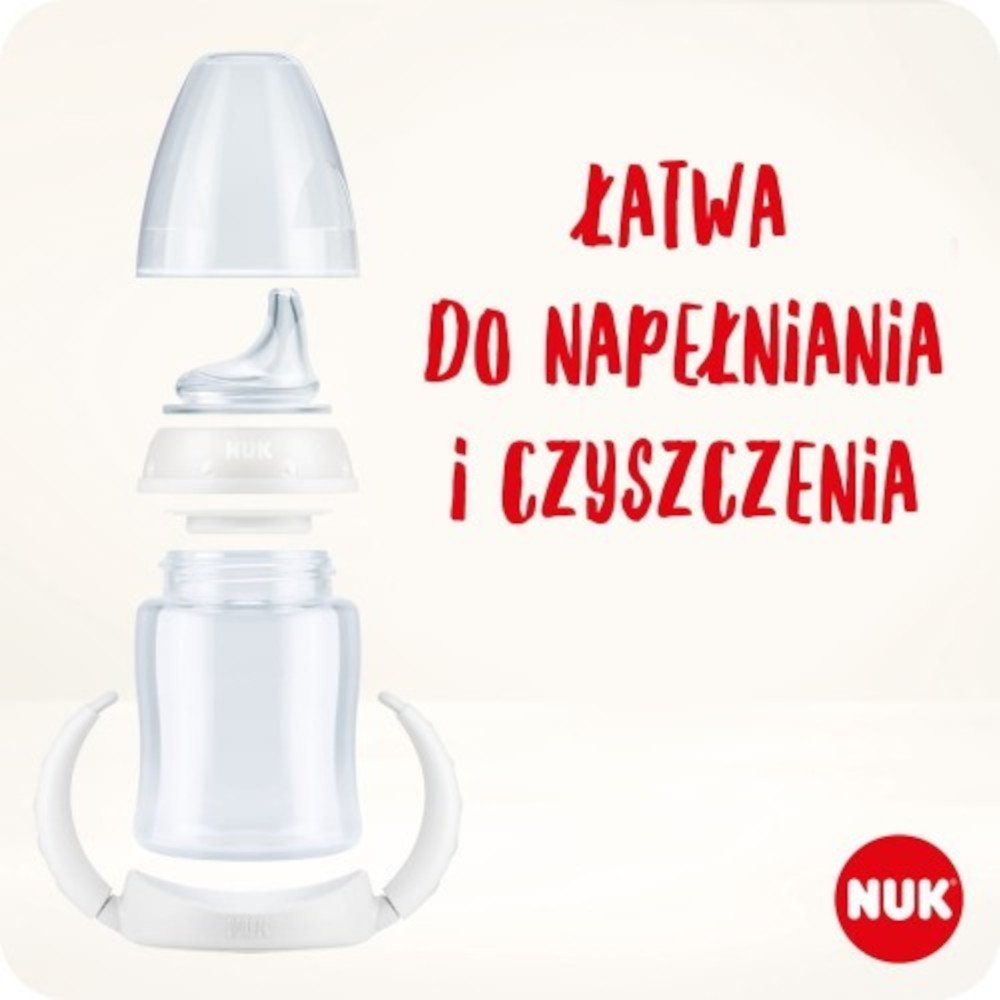 Μπουκάλι με Λαβές και Ένδειξη Θερμοκρασίας 150ml 6-18m Minnie Nuk - Image 3