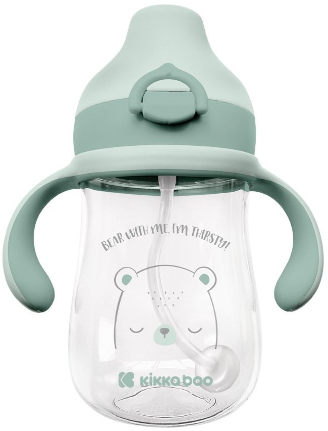 Μπουκαλάκι με Λαβές 300ml Bear with Me Kikka boo Mint