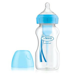 Μπιμπερό με Φαρδύ Λαιμό 270ml Dr. Brown's Blue WB