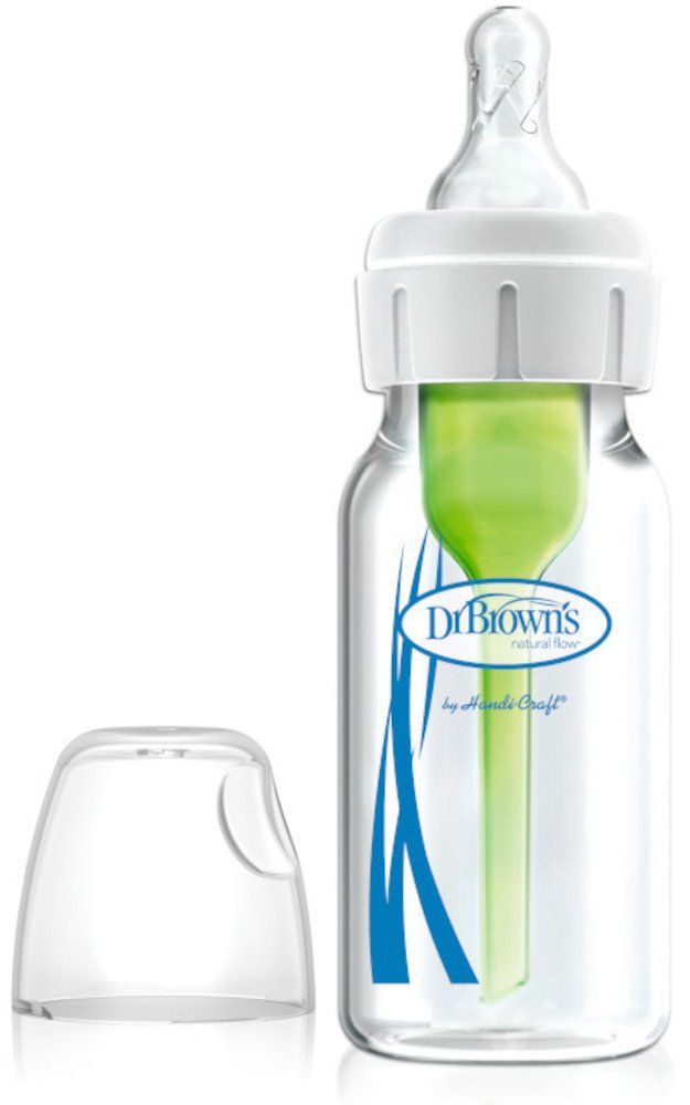 Μπιμπερό Στενό Γυάλινο 120ml Dr'Brown SB