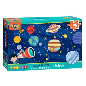 Puzzle 100τμχ 49x36cm Διάστημα Luna Toys Διακάκης