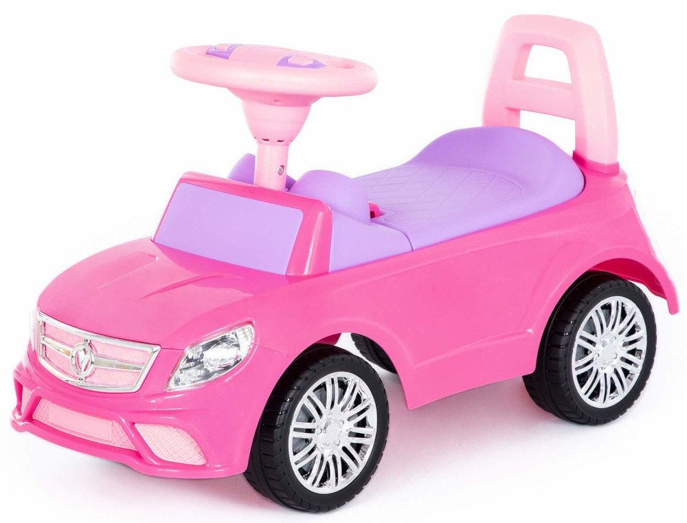Αυτοκινητάκι Περπατούρα Polesie Ride on Super Car 3M Pink