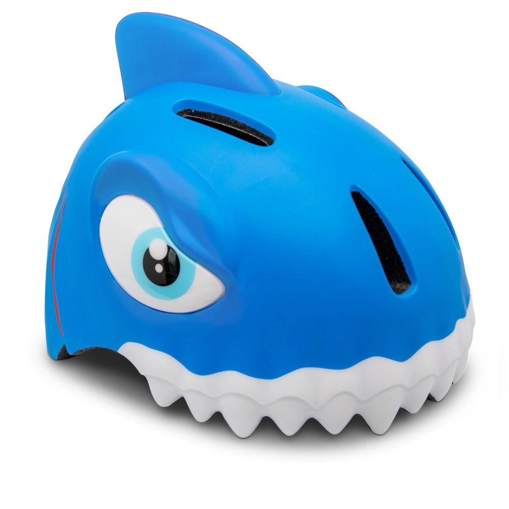 Κράνος με Led 49-55cm Crazy Safety Shark Blue NSH-100501-