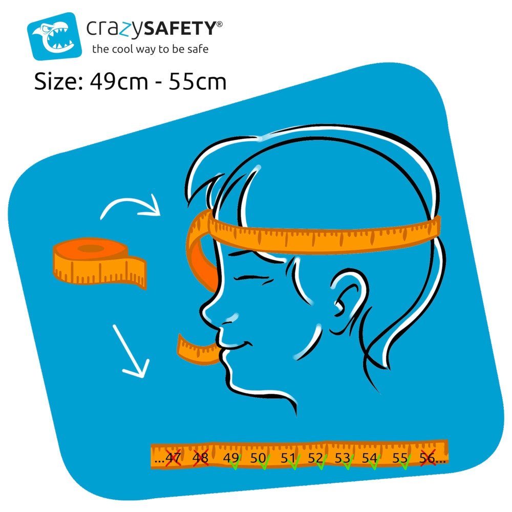 Κράνος με Led 49-55cm Crazy Safety Pony Purple NSH- - Image 5