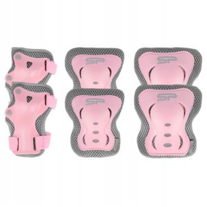 Σετ Προστατευτικών για Rollers Puder Spokey Pink