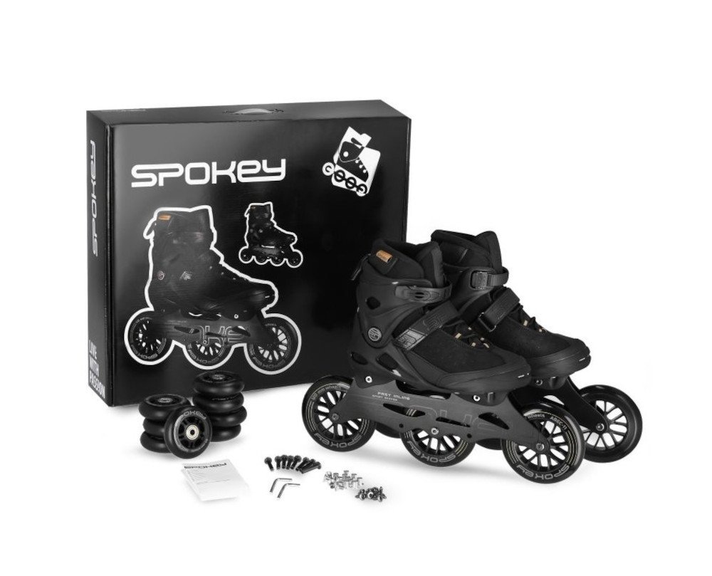 Πατίνια Roller Skates Αυξομειούμενα InLine Shiffty Pro BK Spokey