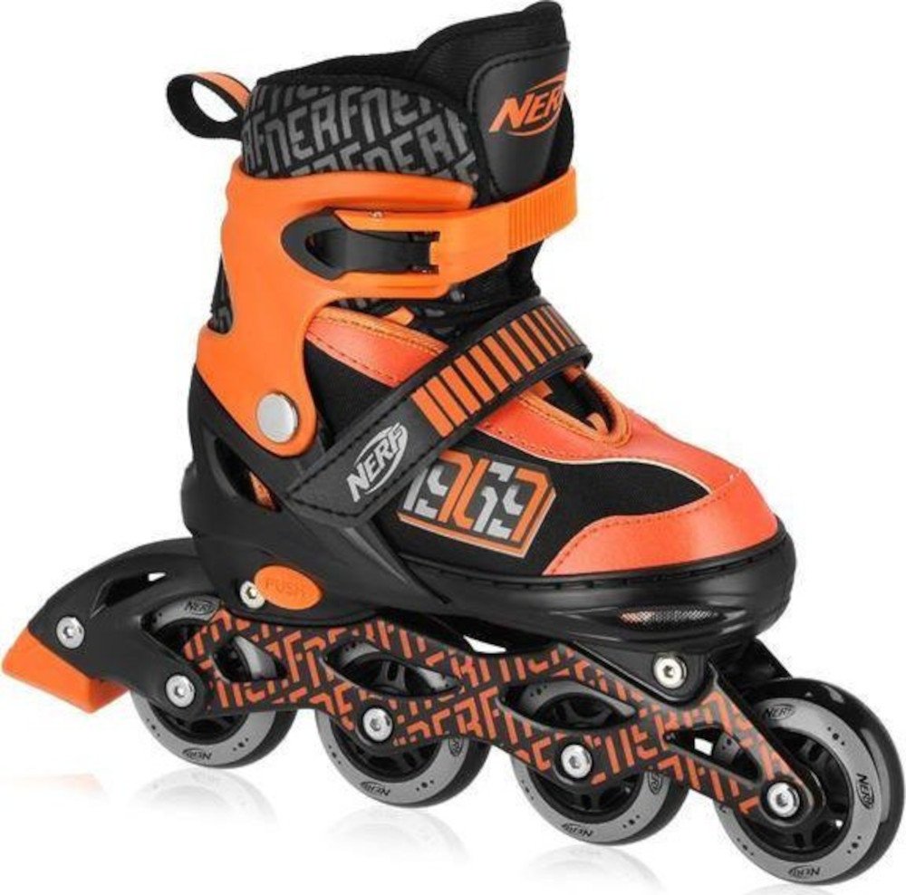 Πατίνια Roller Skates Αυξομειούμενα InLine Nerf Strive Spokey Orange