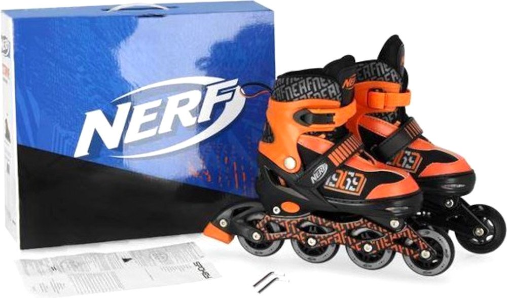 Πατίνια Roller Skates Αυξομειούμενα InLine Nerf Strive Spokey Orange - Image 3