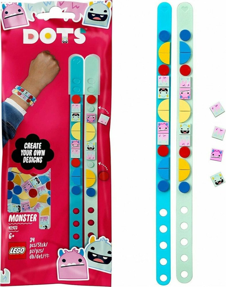 Τουβλάκια Βραχιολάκια DIY Creator Monster Bracelets Lego Dots