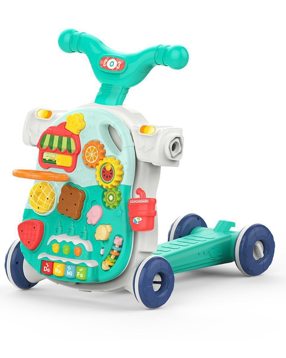 Στράτα-Scooter-Τρίκυκλο-Τραπέζι Δραστηριοτήτων 4σε1 Sweet Escape Kikka boo Mint - Image 3