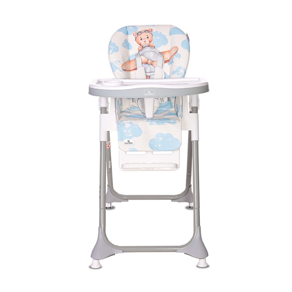 Καρεκλάκι Φαγητού Felicita Blue Pilot PU Leather Lorelli - Image 2
