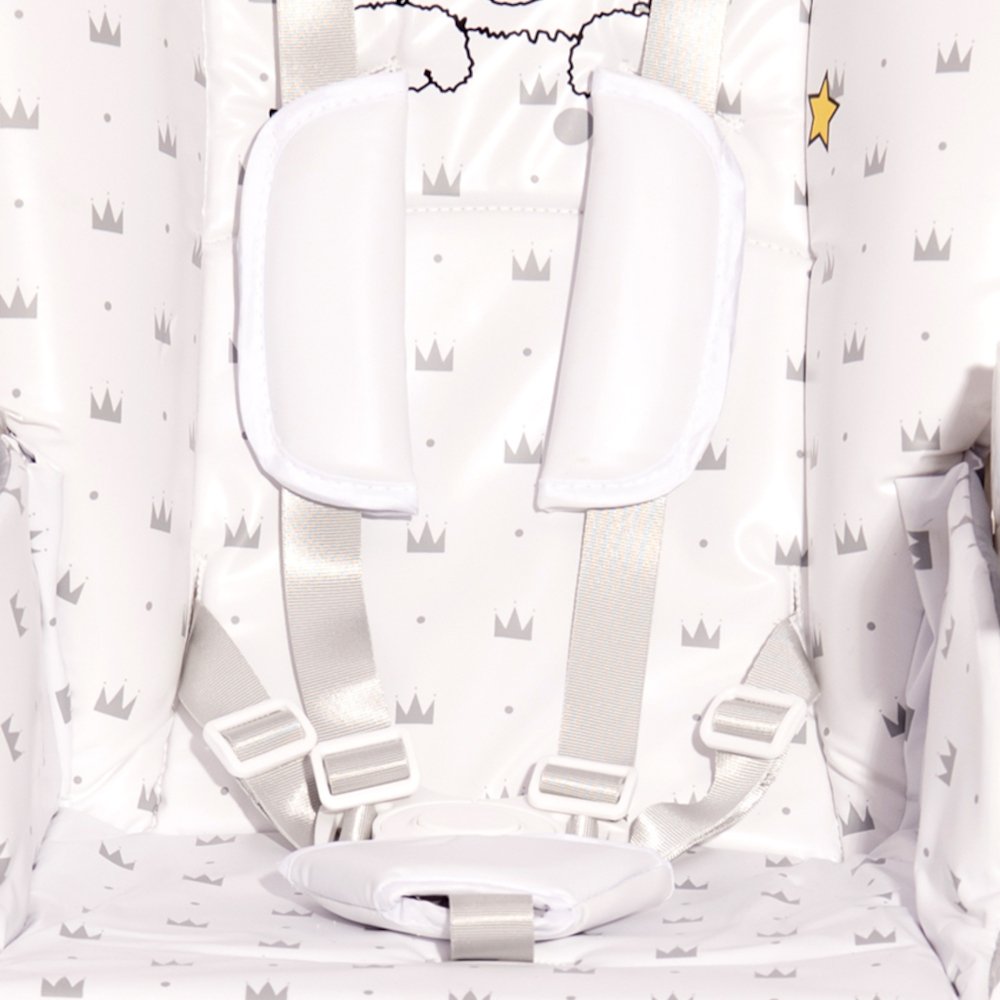 Καρεκλάκι Φαγητού Felicita Blue Pilot PU Leather Lorelli - Image 3