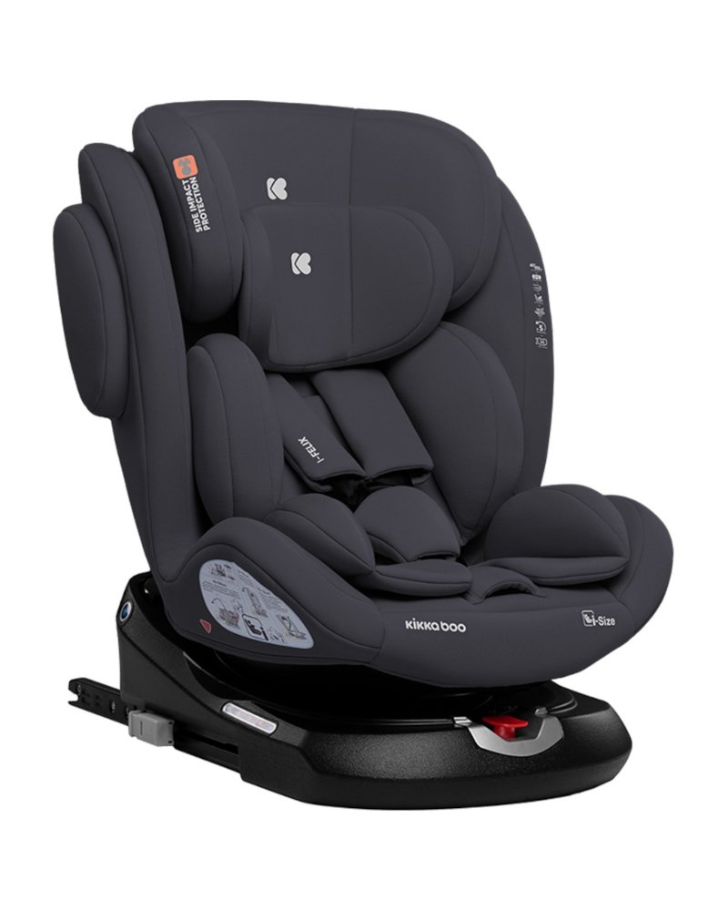 Κάθισμα Αυτοκινήτου 40-150cm i-size Isofix i-Felix Kikka Boo Dark Grey