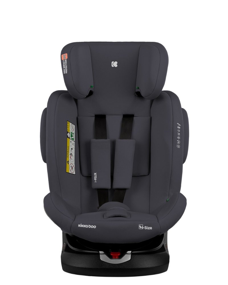 Κάθισμα Αυτοκινήτου 40-150cm i-size Isofix i-Felix Kikka Boo Dark Grey - Image 2
