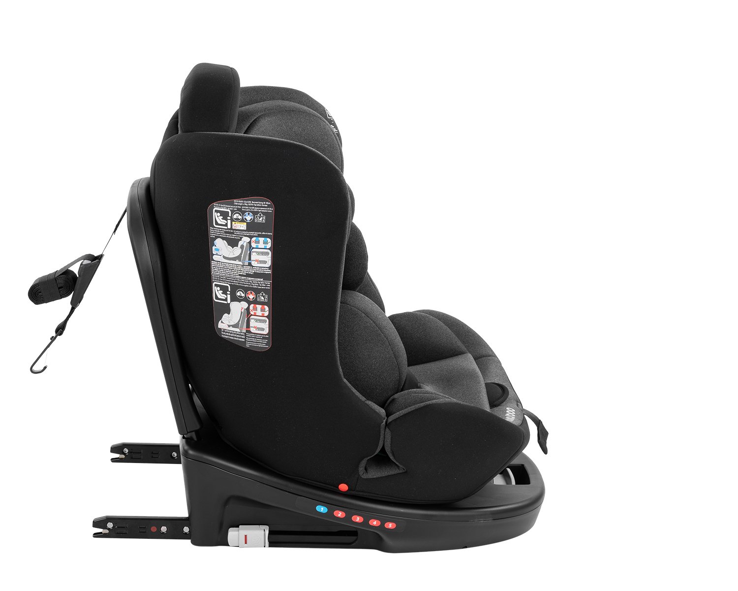 Κάθισμα Αυτοκινήτου 40-150cm i-size Isofix i-Safe Kikka boo Black - Image 2