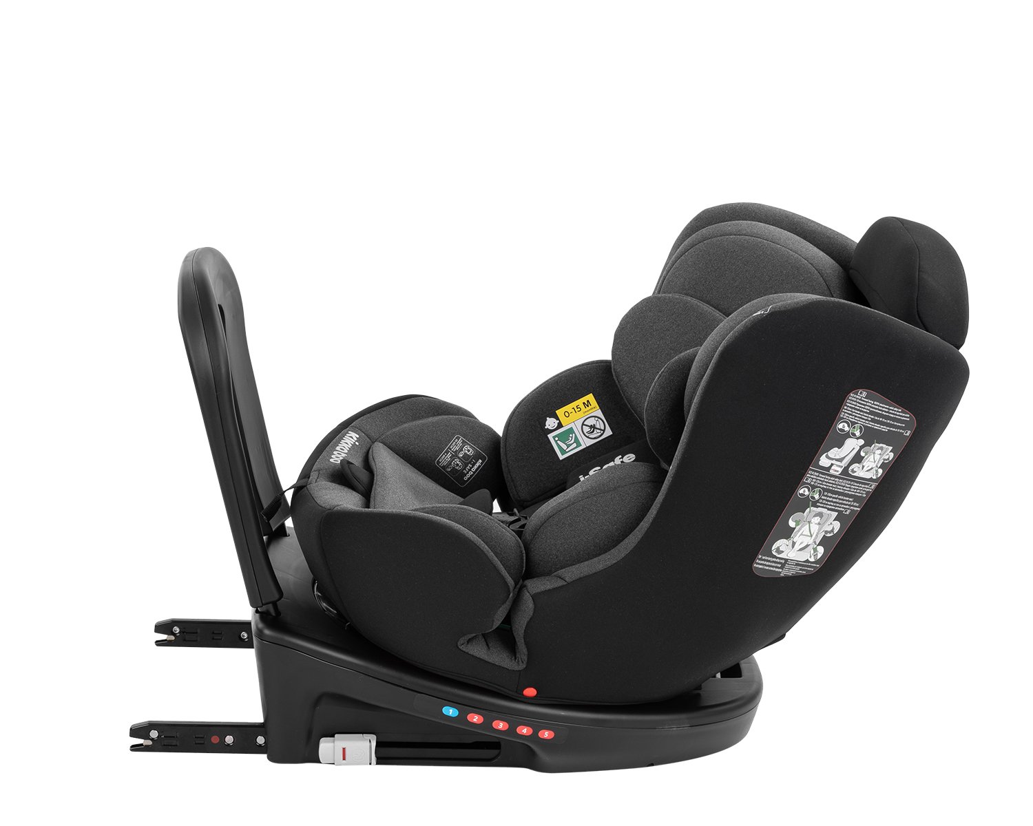 Κάθισμα Αυτοκινήτου 40-150cm i-size Isofix i-Safe Kikka boo Black - Image 4