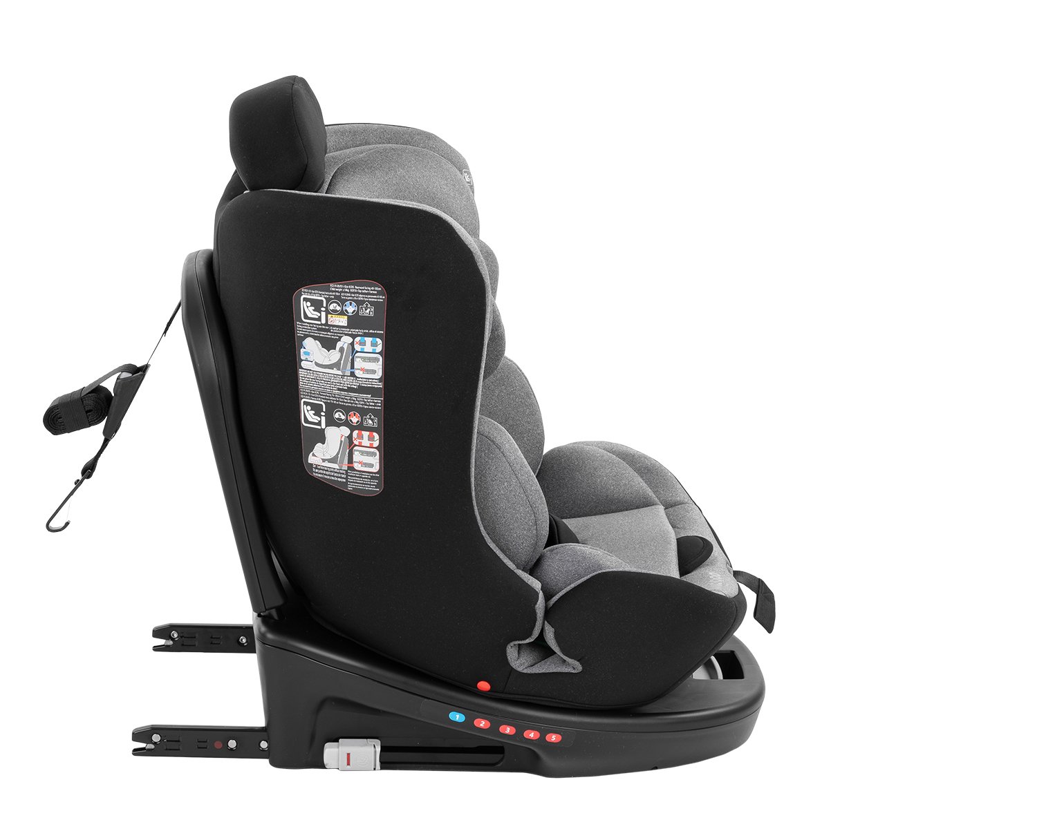 Κάθισμα Αυτοκινήτου 40-150cm i-size Isofix i-Safe Kikka boo Light Grey - Image 2