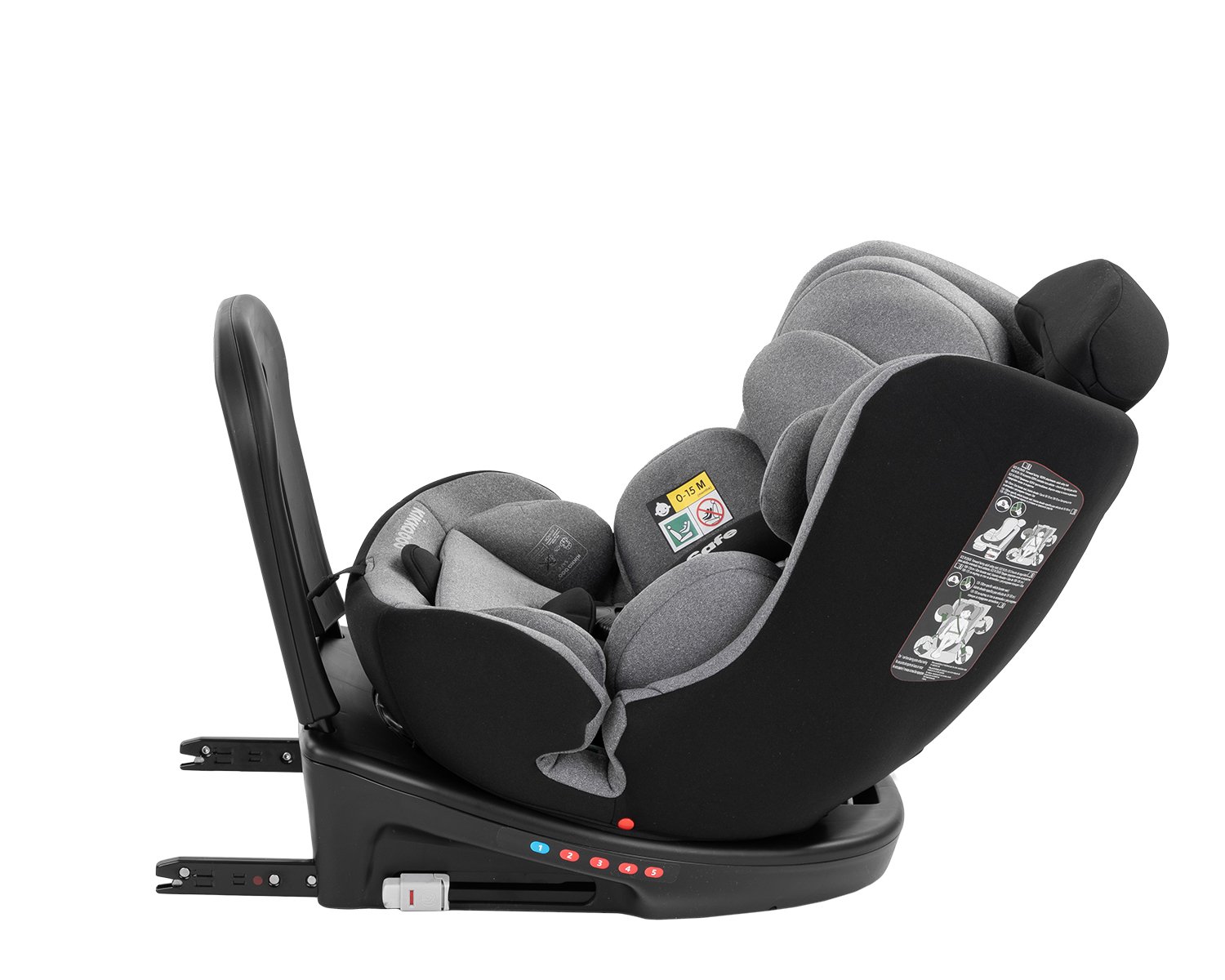 Κάθισμα Αυτοκινήτου 40-150cm i-size Isofix i-Safe Kikka boo Light Grey - Image 4