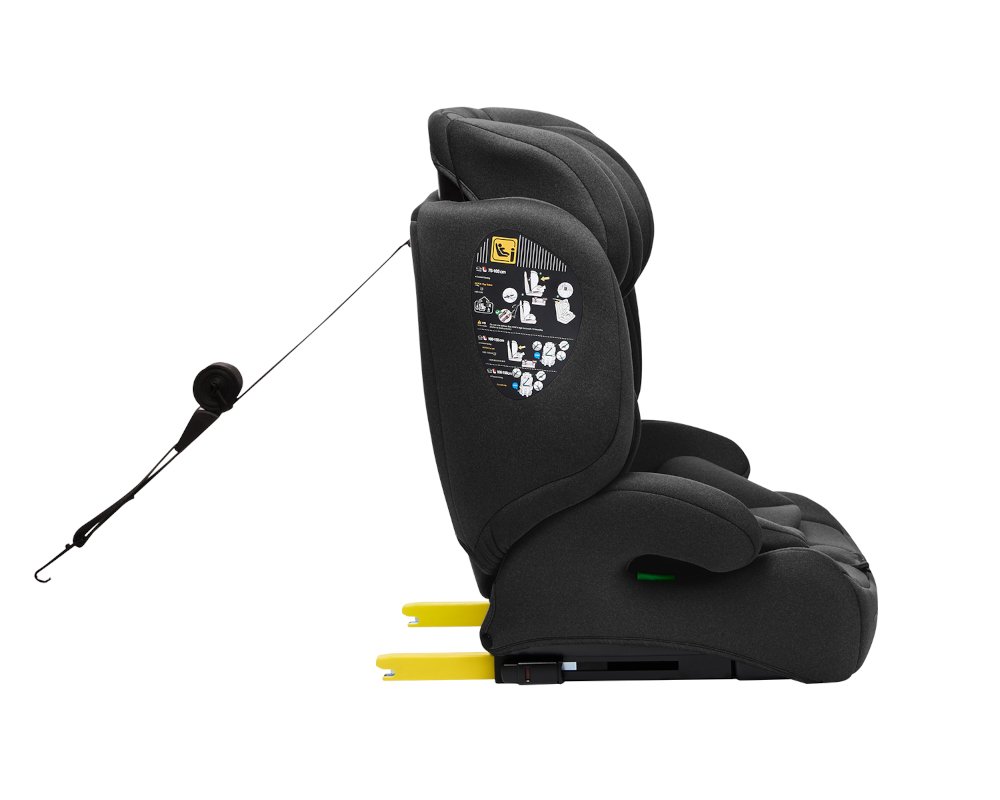 Κάθισμα Αυτοκινήτου 76-150cm i-size Isofix i-Bronn Kikka boo Black - Image 5