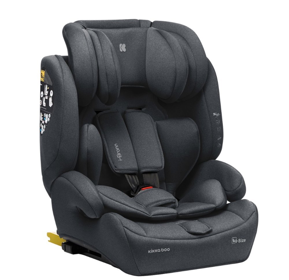 Κάθισμα Αυτοκινήτου 76-150cm i-size Isofix i-Bronn Kikka boo Grey