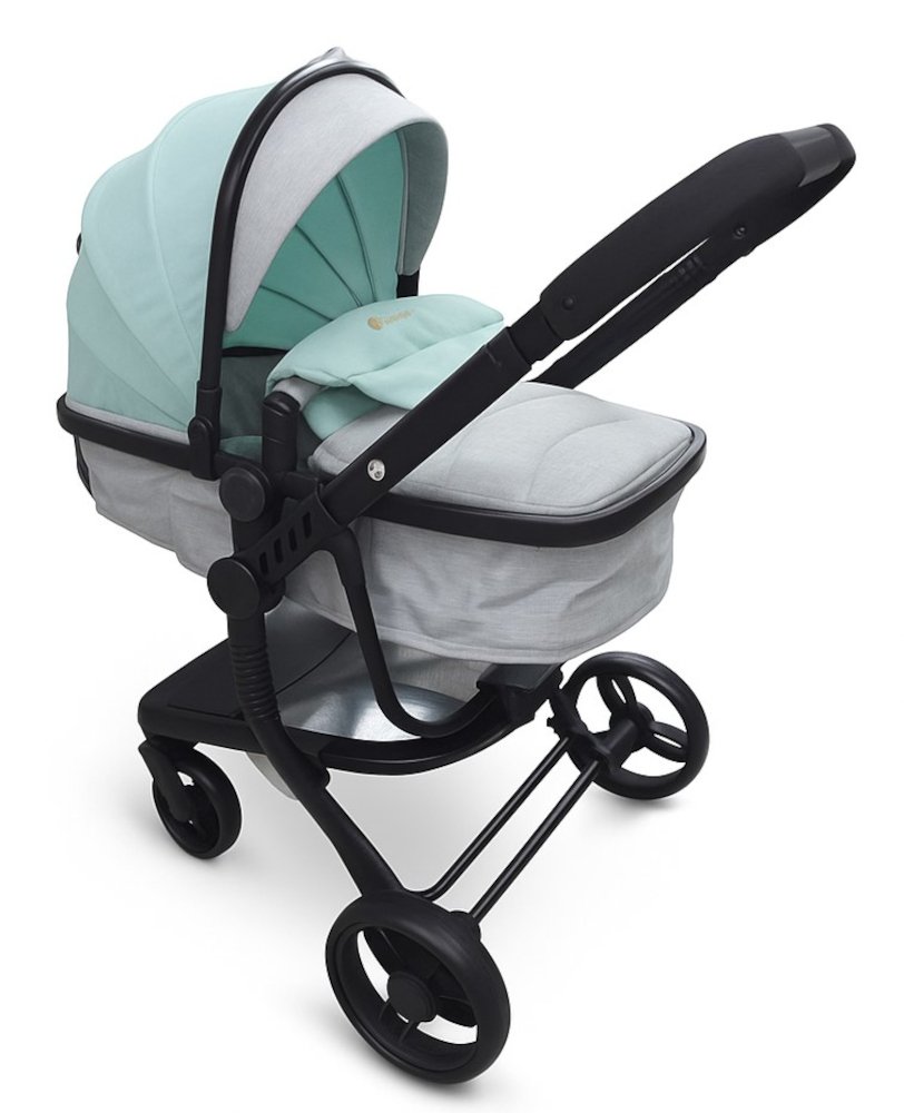 Πολυκαρότσι Μετατρεπόμενο 3σε1 με car seat 0-13kg Aveiro Beboulino Grey Mint - Image 3