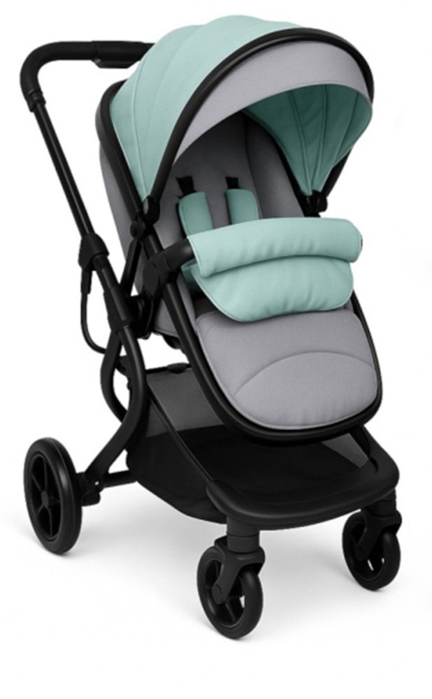 Πολυκαρότσι Μετατρεπόμενο 3σε1 με car seat 0-13kg Aveiro Beboulino Grey Mint - Image 4
