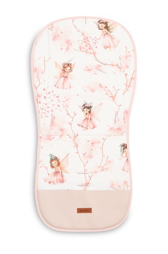 Στρωματάκι με Υποδοχές Muslin Fairy Pink Sensillo