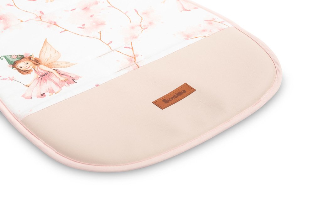 Στρωματάκι με Υποδοχές Muslin Fairy Pink Sensillo - Image 5