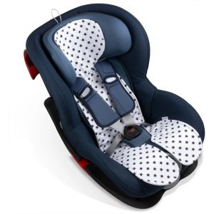 Αντιιδρωτικό Κάλυμμα για Κάθισμα Αυτοκινήτου Navy Blue Stars