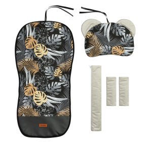 Σετ Καροτσιού Sensillo Velvet Gold Leaves