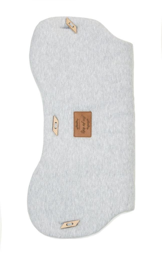Ποδόσακος-Υπνόσακος 90x47cm με Γάντια Bunny Beboulino Grey - Image 6