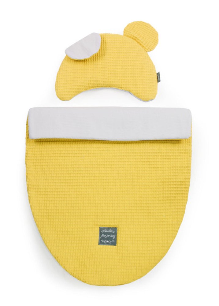 Σετ για Καρότσι 63x48cm Gofre For Baby Beboulino Yellow