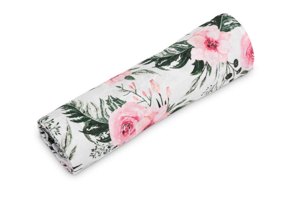 Πάνα Muslin 120x120cm Roses Sensillo - Image 2