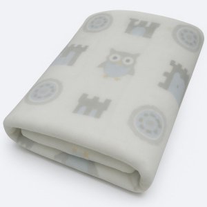 Κουβέρτα Αγκαλιάς 80x70cm Blue Owls Elephant Kikka boo