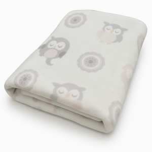 Κουβέρτα Αγκαλιάς 80x70cm Pink Owls Elephant Kikka boo