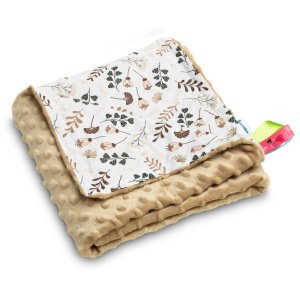 Κουβερτούλα Ελαφριά 100x75cm Minky Sensillo Cappuccino Twings