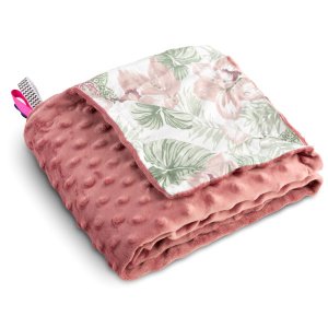 Κουβερτούλα Ελαφριά 100x75cm Minky Sensillo Retro Pink Palms