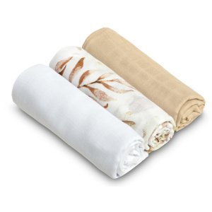 Πάνες Muslin 3τμχ 70x80cm Sensillo Beige