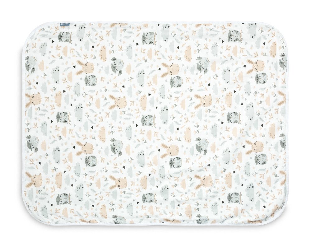Κουβερτούλα Μουσελίνα 80x100cm Sensillo Glade White - Image 2